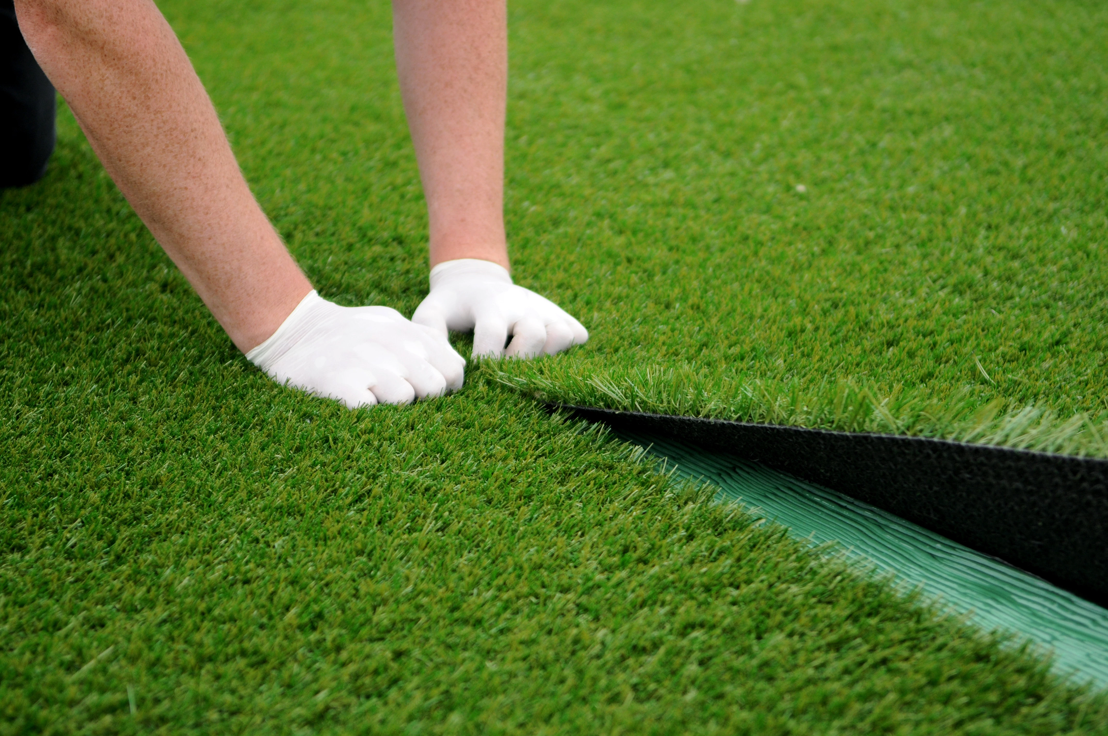 Turf installation in Baytown, TX